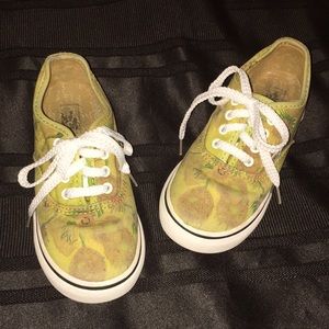 VANS toddler LE Van Gogh Museum Canvas shoes Unisex Size 10